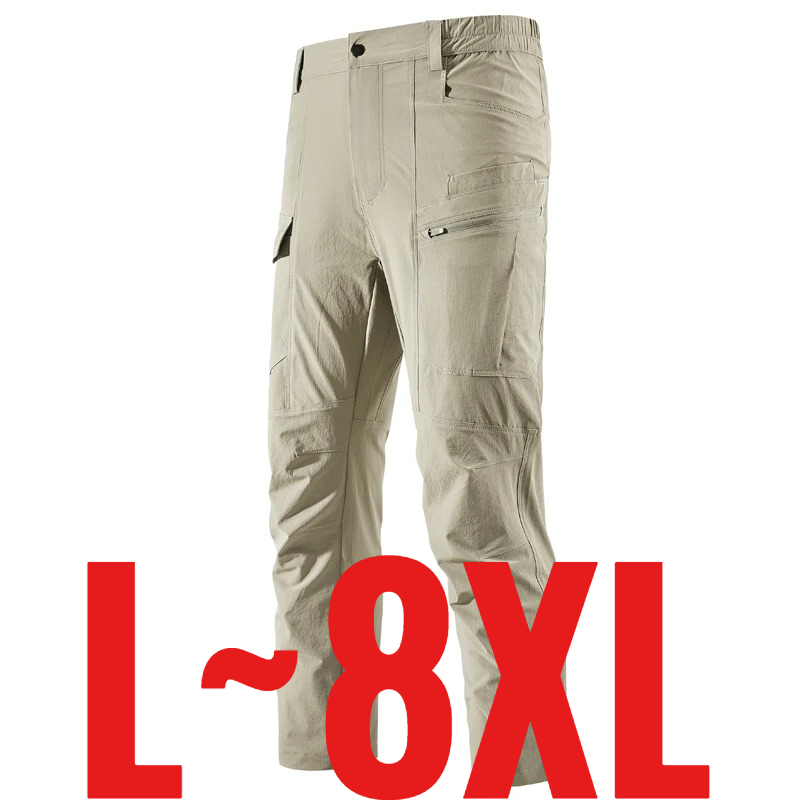 Fishing Pants Waterproof - Pantaloni Casual da Uomo Taglie Forti