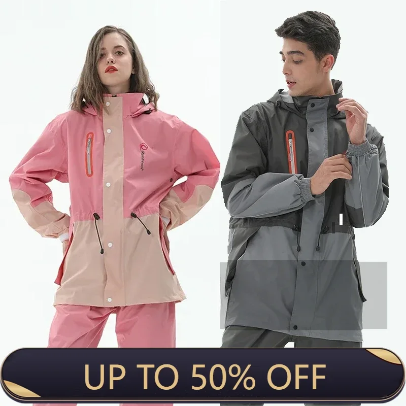 Fishing Rain Suit - Completo Impermeabile Divisibile Giacca e Pantaloni