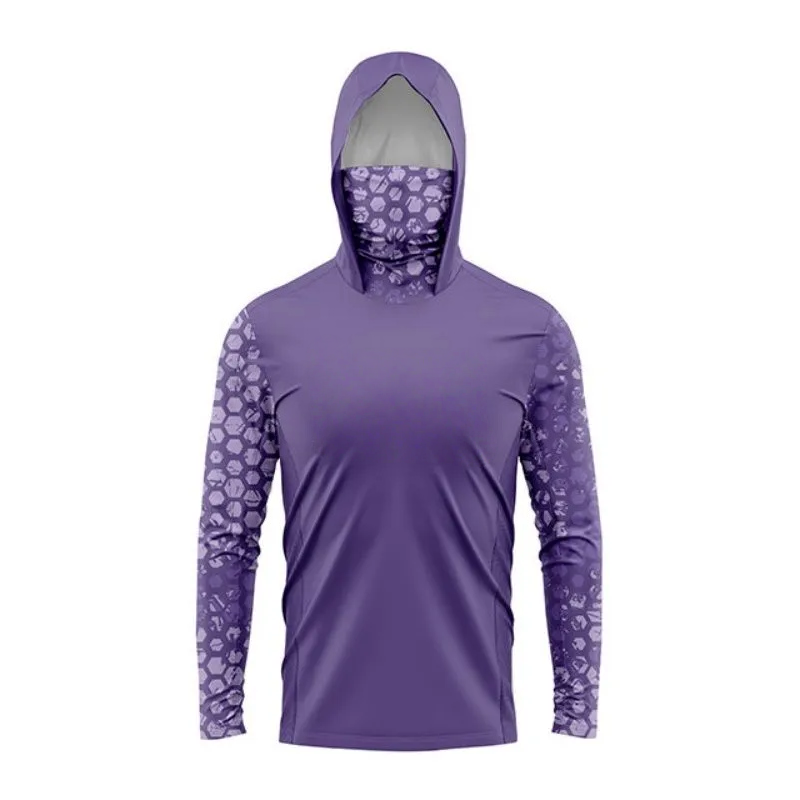 Fishing Shirt Uv Protection - Camicia da Pesca MALFC con Cappuccio,