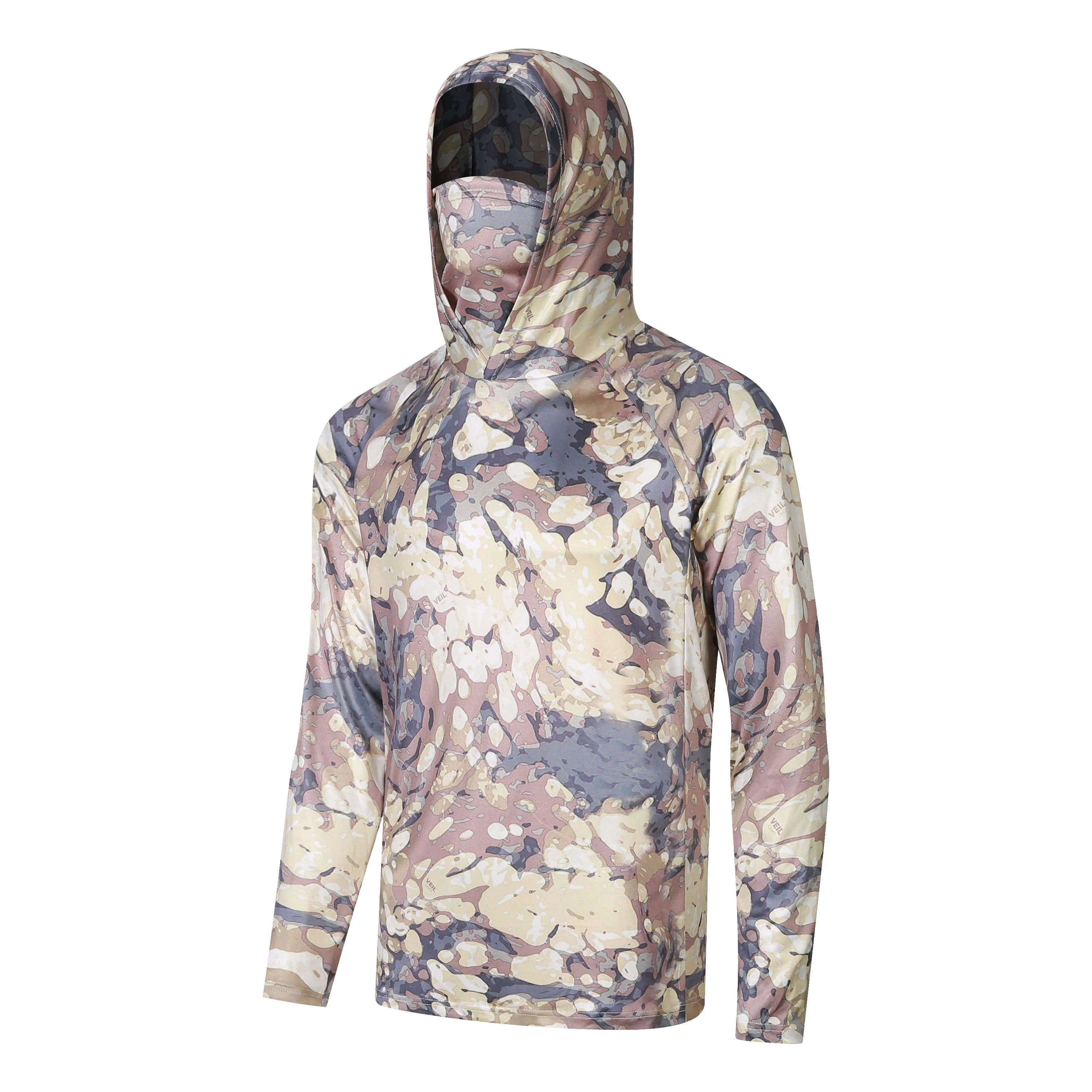 Fishing Shirt Uv Protection - Magliette da Pesca per Uomo, Protezione