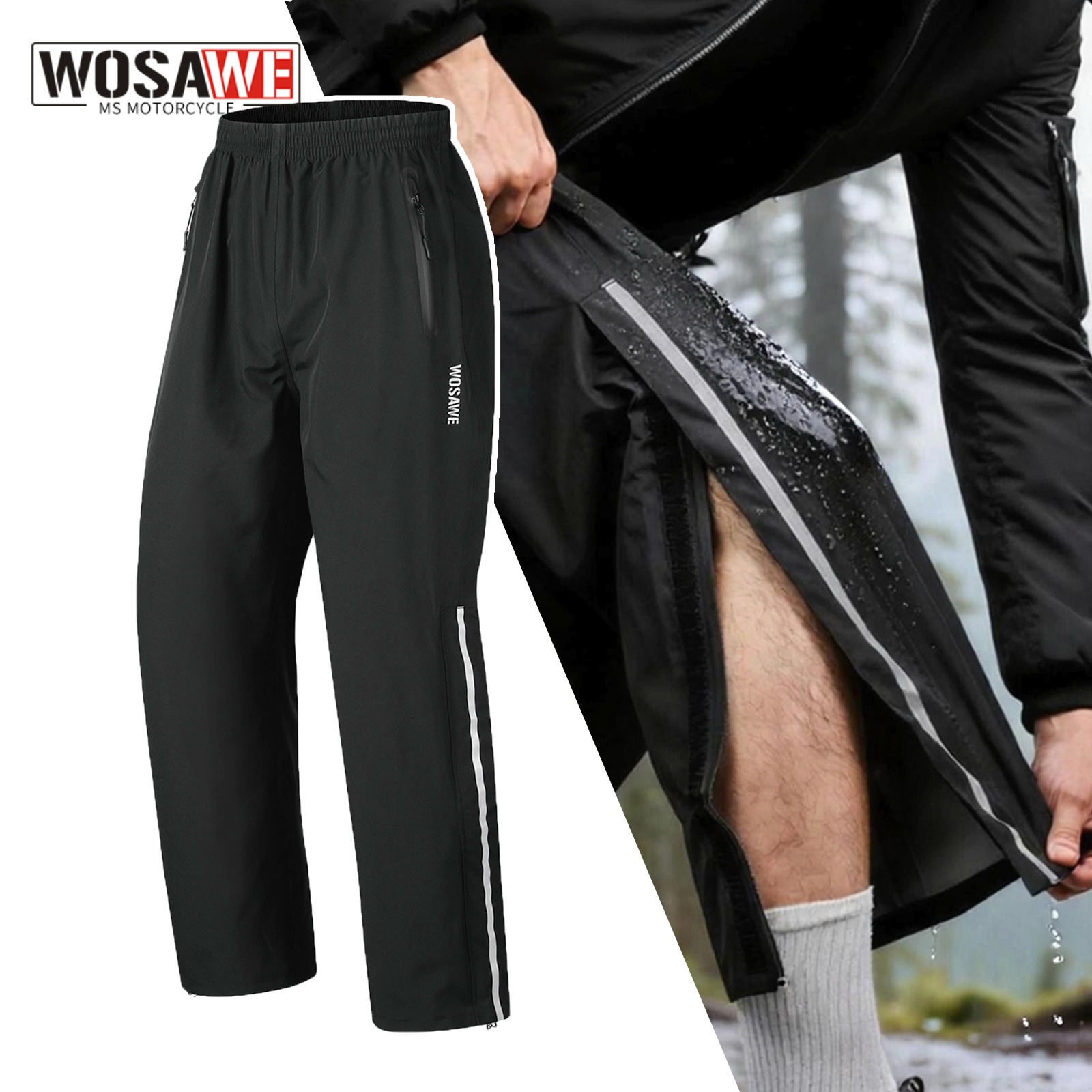 WOSAWE Pantaloni antipioggia a - Fishing Pants Waterproof recensione e prezzo