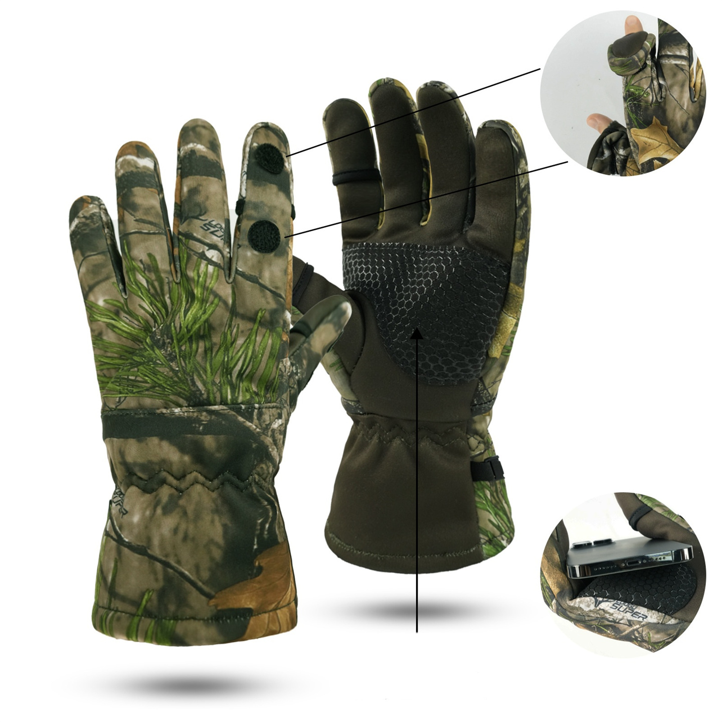 Guanti mimetici da caccia bion - Fishing Gloves recensione e prezzo